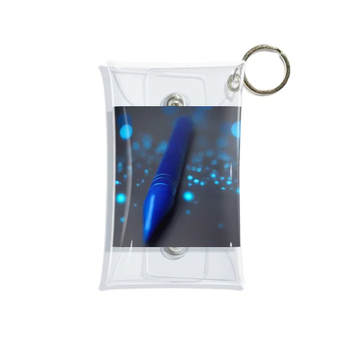 Blue rocket Mini Clear Multipurpose Case