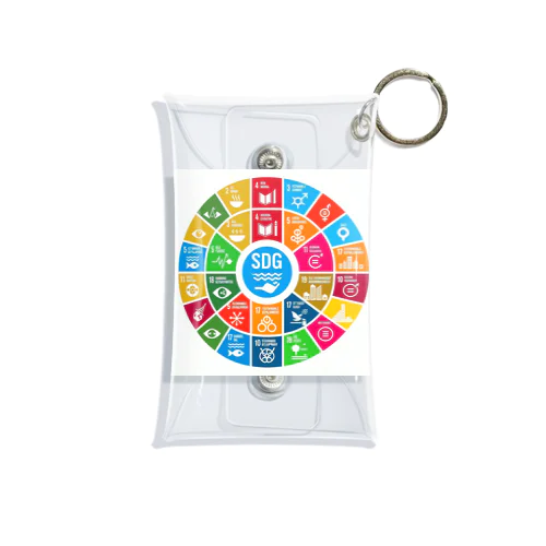 SDGs（持続可能な開発目標） Mini Clear Multipurpose Case