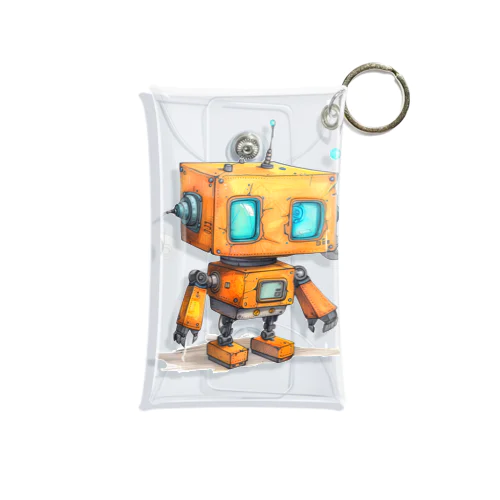 レトロ戦闘ロボットＨ Mini Clear Multipurpose Case