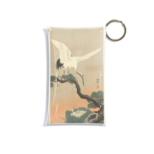 松の枝に止まったタンチョウ (1900 - 1930) アジアの芸術 ミニクリアマルチケース