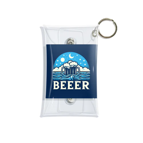 蒼のビールくん Mini Clear Multipurpose Case