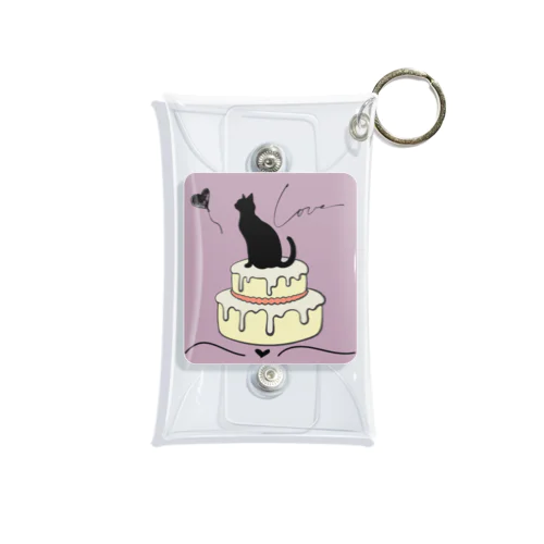 猫Cafe Mini Clear Multipurpose Case