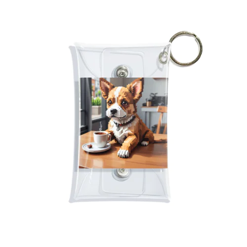 coffee dog Mini Clear Multipurpose Case