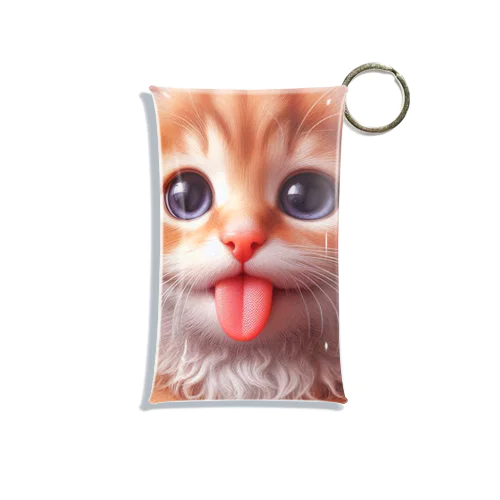 あかんべにゃんこNo.2 Mini Clear Multipurpose Case