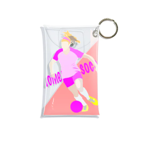 women’s soccer スターフォワード Mini Clear Multipurpose Case