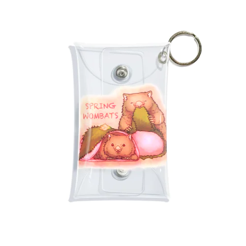 SPRING WOMBATS Mini Clear Multipurpose Case