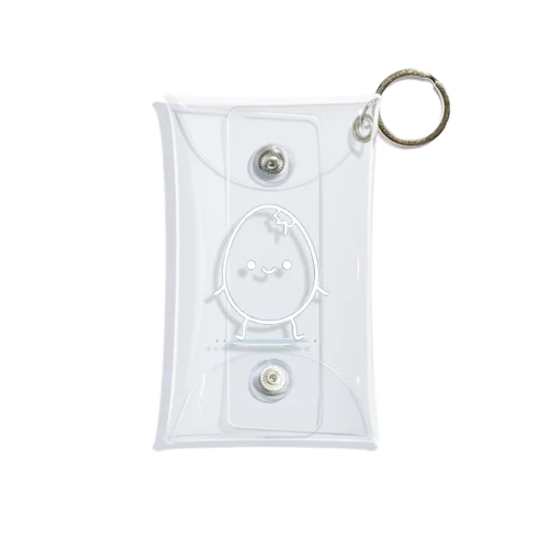 わけあり白たまご Mini Clear Multipurpose Case