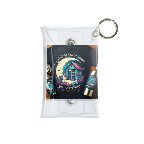 A Dreamy moon night Mini Clear Multipurpose Case