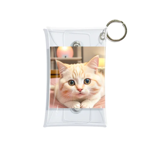 かわいい猫のグッズ Mini Clear Multipurpose Case