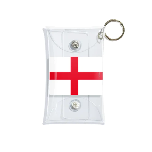 イングランドの国旗 Mini Clear Multipurpose Case