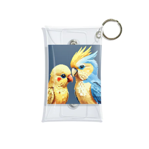 オカメインコとセキセイインコ Mini Clear Multipurpose Case