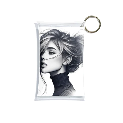 ✨Elegant Sketch✨ Mini Clear Multipurpose Case