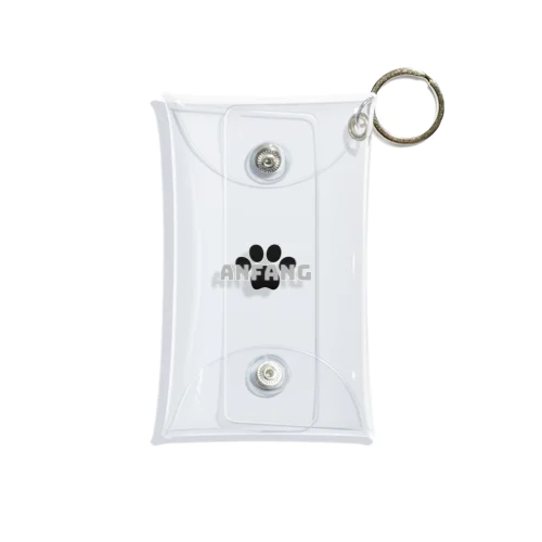 ANFANG Dog stamp series  Mini Clear Multipurpose Case