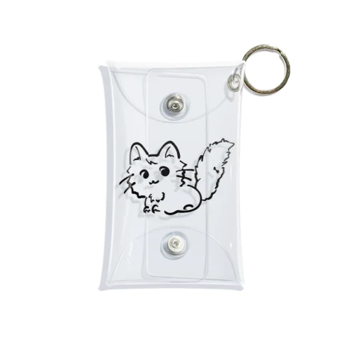 ちょっとドヤねこ？ Mini Clear Multipurpose Case