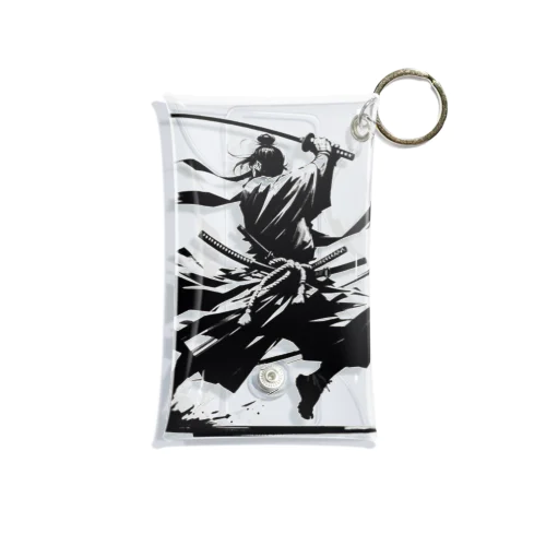 A lonely SAMURAI Mini Clear Multipurpose Case