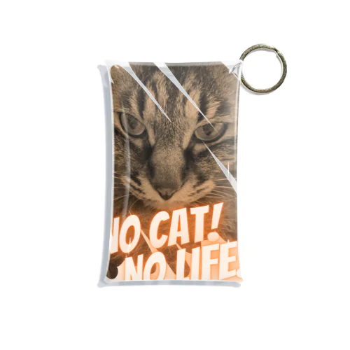 NO CAT! NO LIFE! Mini Clear Multipurpose Case