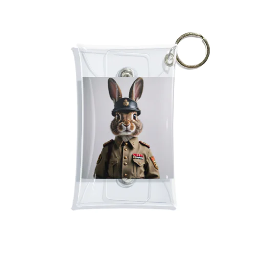 軍人ウサギ#6 ミニクリアマルチケース