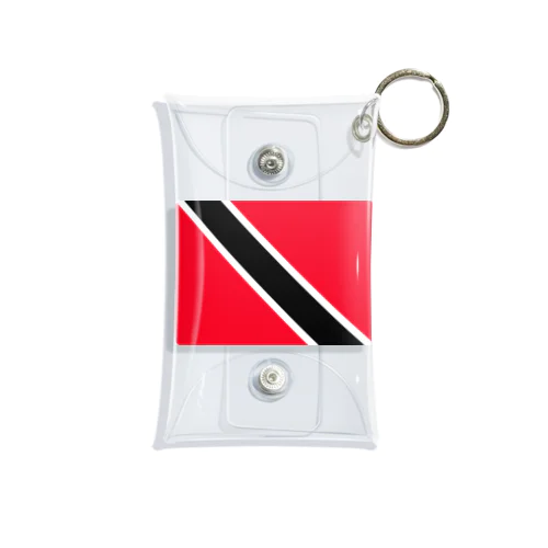 トリニダード・トバゴの国旗 ミニクリアマルチケース