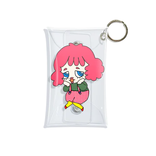 もじもじPINKちゃん Mini Clear Multipurpose Case