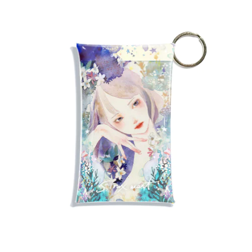 水彩少女 Mini Clear Multipurpose Case