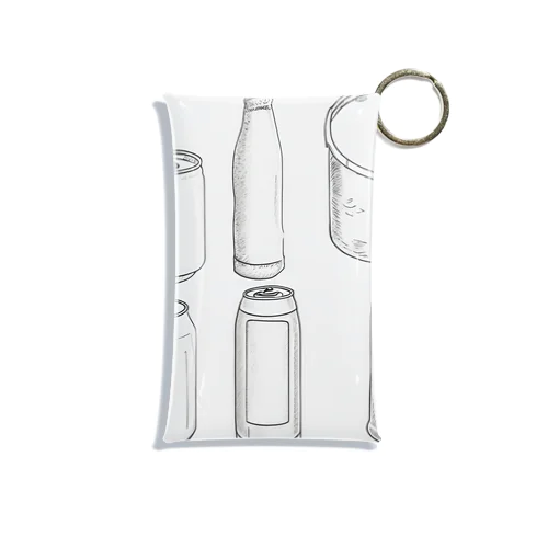 缶　瓶　コップ Mini Clear Multipurpose Case