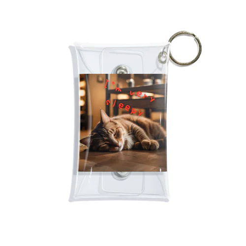 眠たい猫 Mini Clear Multipurpose Case