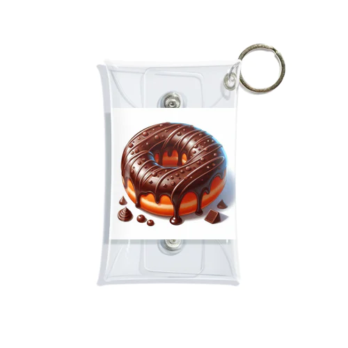 贅沢なチョコレートドーナツ Mini Clear Multipurpose Case