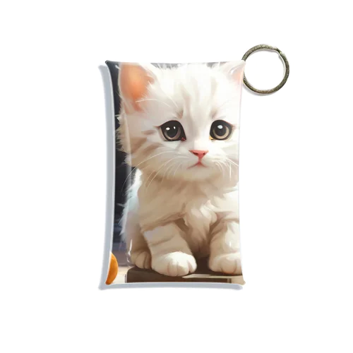 ボールであそぼうとしているねこ Mini Clear Multipurpose Case