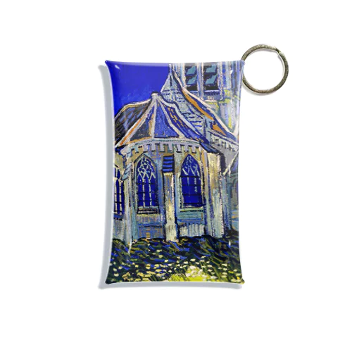 フィンセント・ファン・ゴッホ / オーヴェルの教会 Vincent van Gogh / The Church at Auvers Mini Clear Multipurpose Case