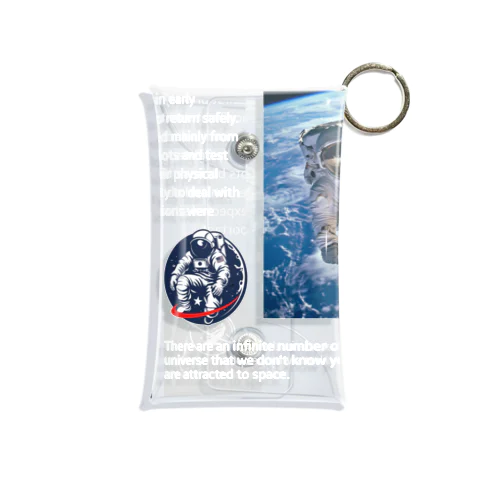 Astronauts Mini Clear Multipurpose Case