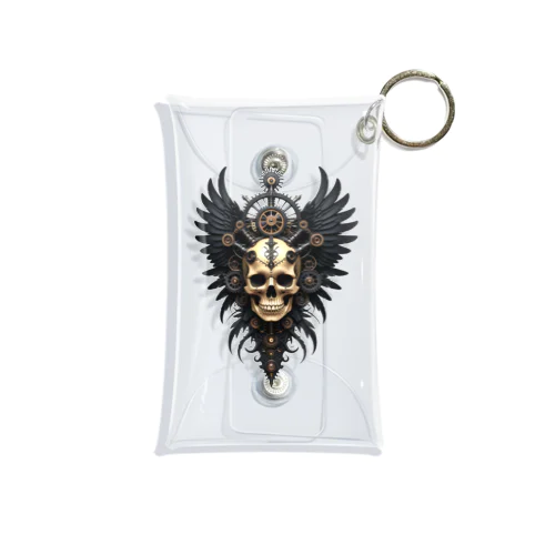 STeAMPuNK+SkULL_00006 Mini Clear Multipurpose Case