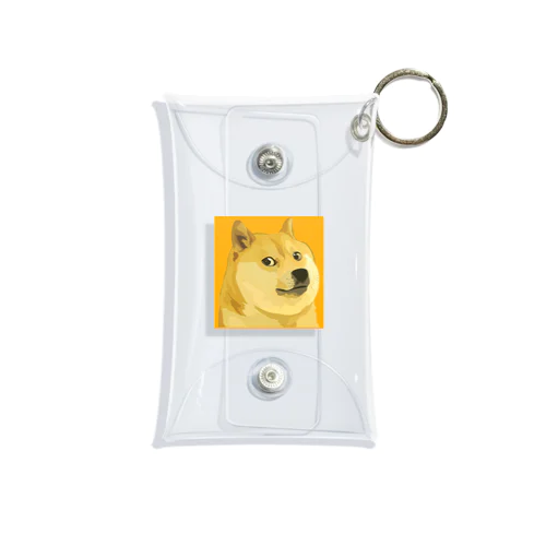 芝犬かぼすちゃん Mini Clear Multipurpose Case