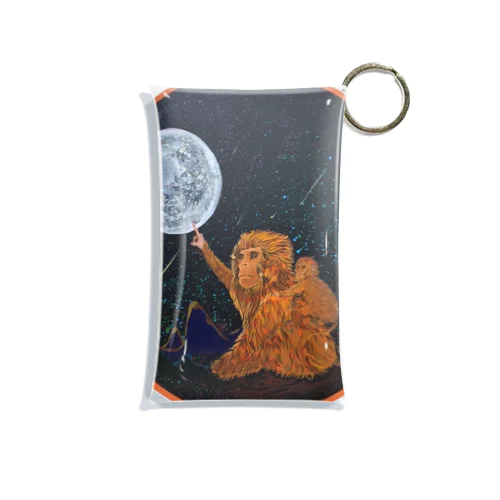 十三支・猿 Mini Clear Multipurpose Case