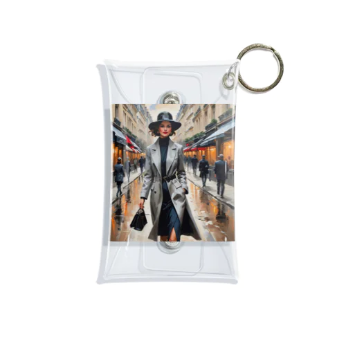 "Inspired by Parisian streets" Mini Clear Multipurpose Case