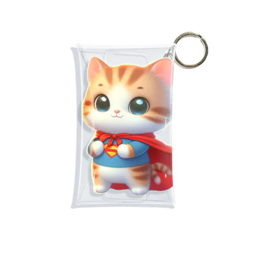 にゃんにゃんマン Mini Clear Multipurpose Case