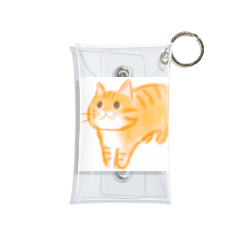 キュートなワクワクねこ Mini Clear Multipurpose Case