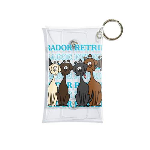 LABRADOR RETREVER Mini Clear Multipurpose Case