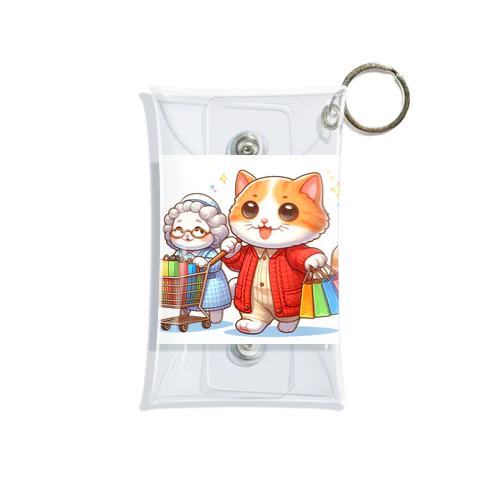 かわいい猫ちゃんと一緒にお買い物🐱💼  Mini Clear Multipurpose Case