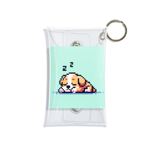 ドット絵犬 Mini Clear Multipurpose Case