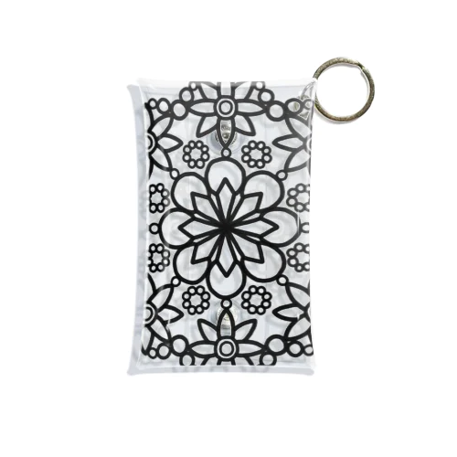 MANDALA •6• (B) Mini Clear Multipurpose Case