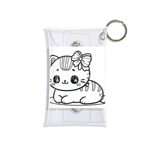 疲れを癒やすねこちゃん Mini Clear Multipurpose Case