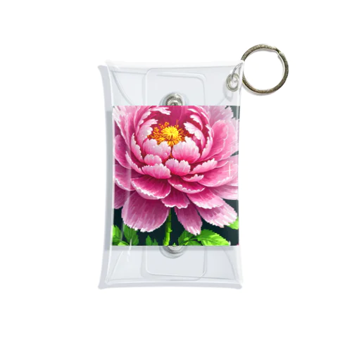 ピクセルアートの5月_芍薬 Mini Clear Multipurpose Case