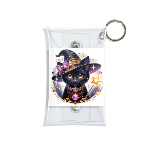 黒猫の魔法使い Mini Clear Multipurpose Case