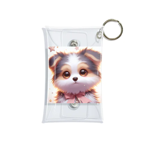 「ハッピー・パピーズ！かわいい犬のキャラクターグッズ」 Mini Clear Multipurpose Case