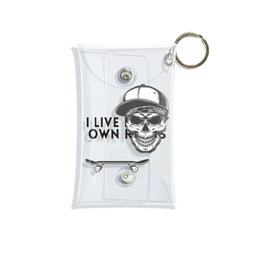  "I live by my own rules." Mini Clear Multipurpose Case