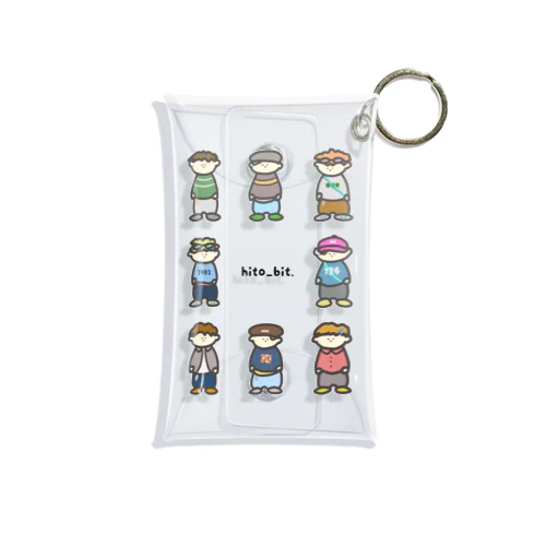 hito_bit. (集合ver.6) Mini Clear Multipurpose Case