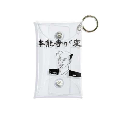 本能寺が変 (織田信長) Mini Clear Multipurpose Case