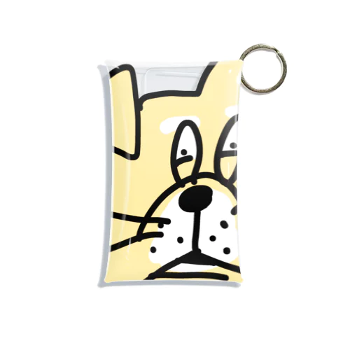 ビビりな番犬くん Mini Clear Multipurpose Case
