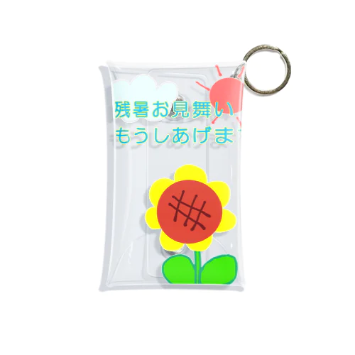 熱々の残暑 Mini Clear Multipurpose Case