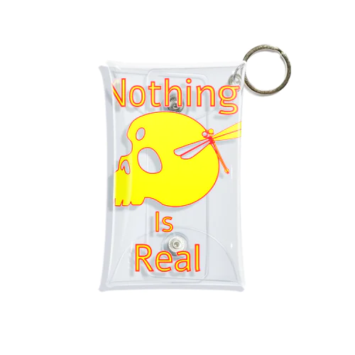 Nothing Is Real.（黄色） ミニクリアマルチケース